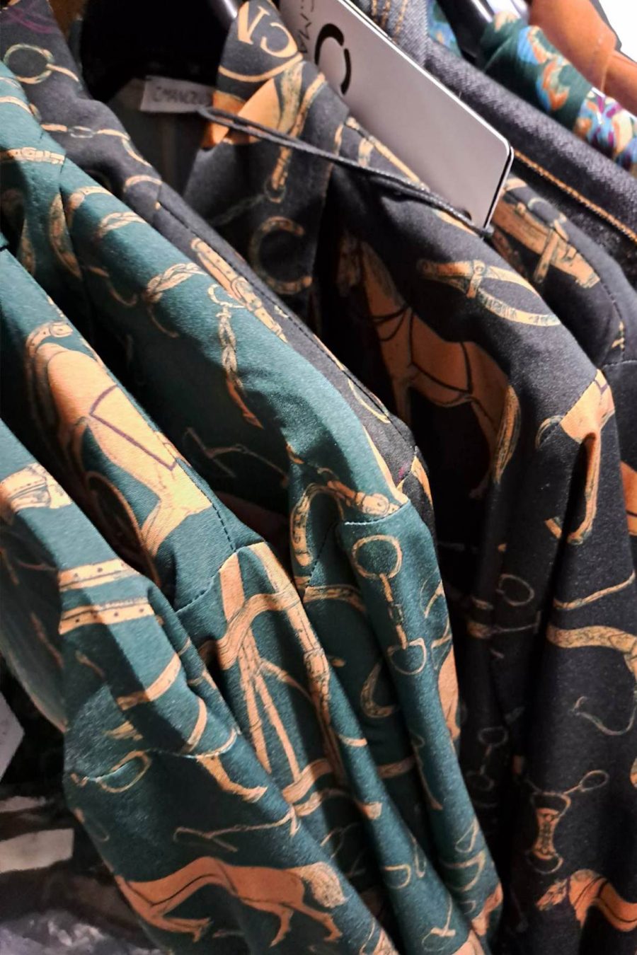 Horse Print Shirt | Green - Image 2